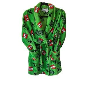 Minecraft Kids Robe Size 10/12